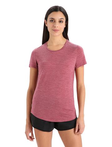 Icebreaker Merino Sphere II Lyhyt Sleeve Naisten T Paidat Pinkki | FI 1567OKIR